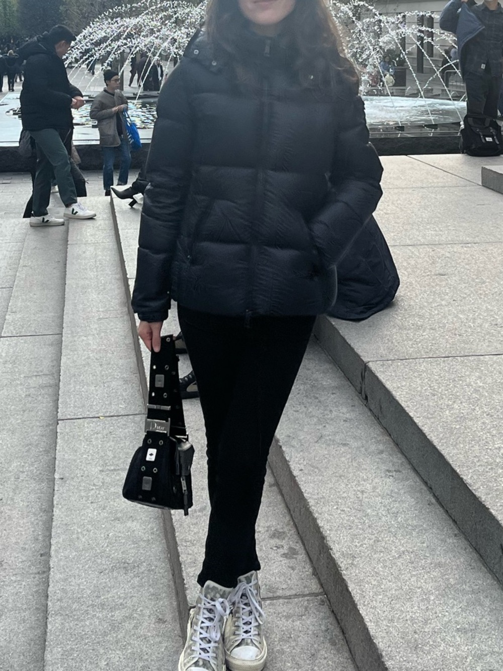 Moncler Black Quilted Down Puffer Jacket